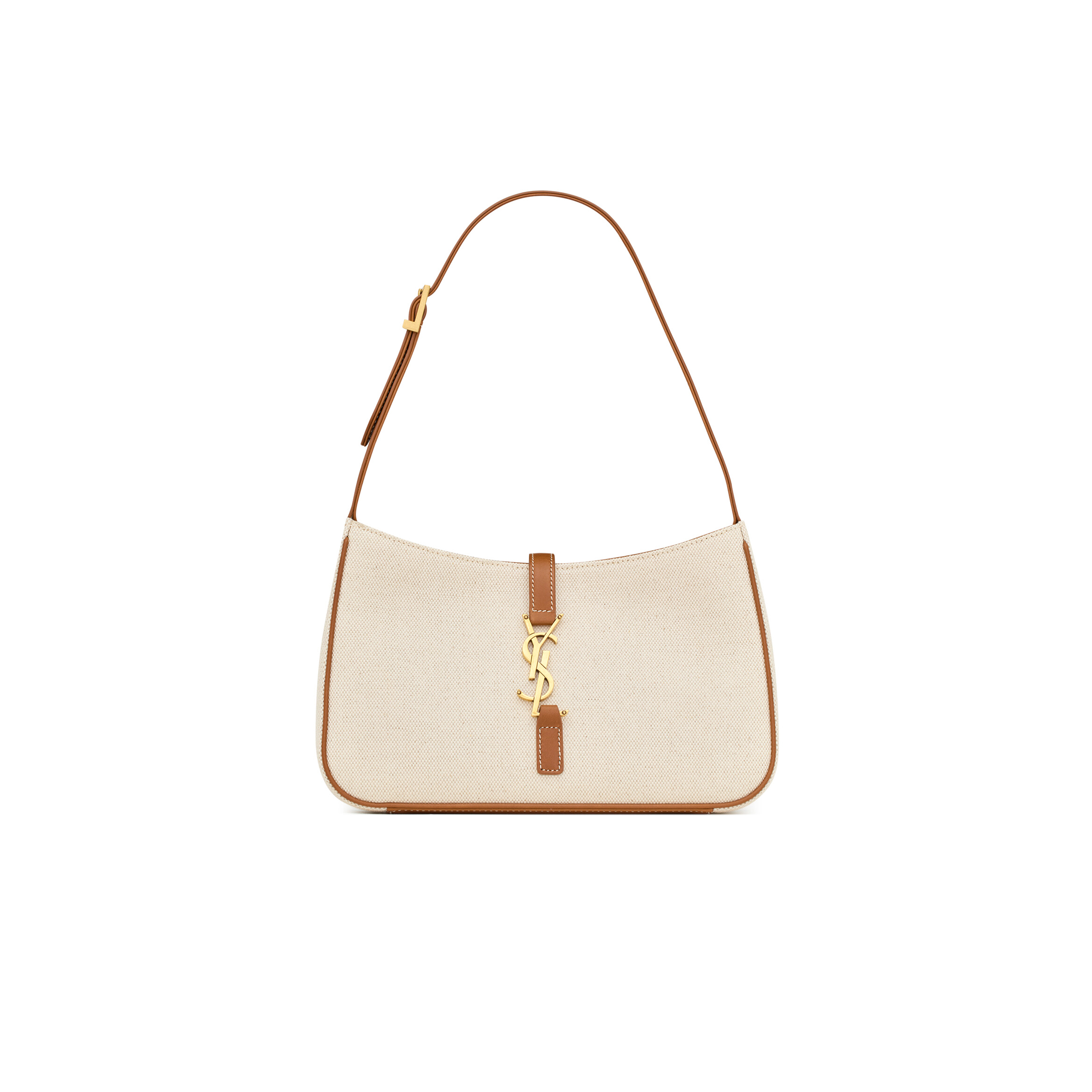YSL LE 5 À 7 IN CANVAS AND LEATHER 657228FAAVH9093 (23*16*6.5cm)